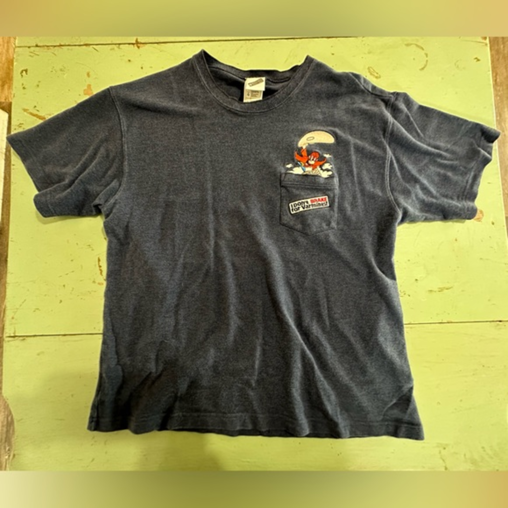 Warner Bros. Navy Graphic Pocket Tee